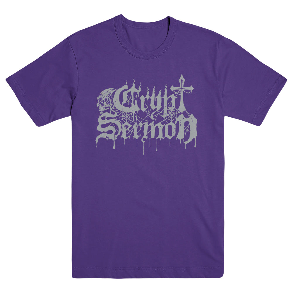 CRYPT SERMON "Logo - Purple" T-Shirt