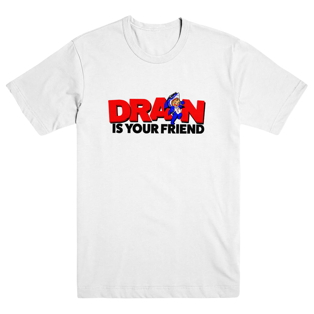 DRAIN "Is Your Friend - White" T-Shirt