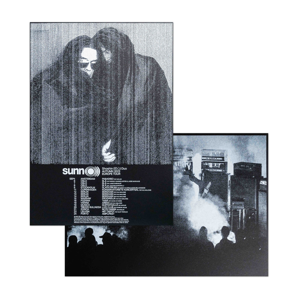 SUNN O))) "Shoshin Duo Tour 2023" Screenprinted Poster
