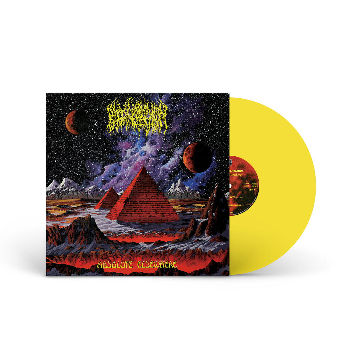 BLOOD INCANTATION &quot;Absolute Elsewhere&quot; LP TRANSPARENT YELLOW