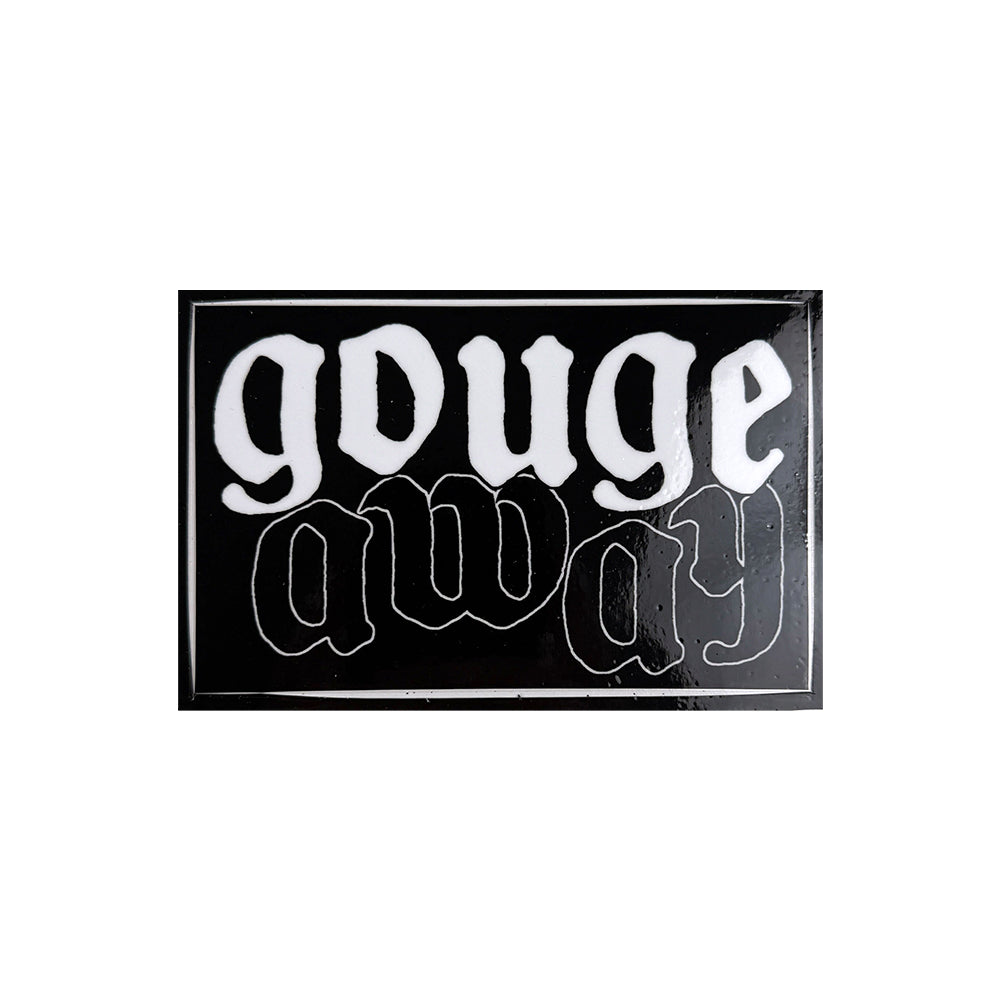 GOUGE AWAY &quot;Logo&quot; Sticker